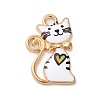 Alloy Enamel Pendants ENAM-T011-139F-1