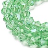 Transparent Electroplate Glass Beads Strands EGLA-A039-T2mm-A24-3