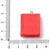 Christmas Opaque Resin Pendants LS-RESI-A049-05G-3