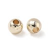 Rack Plating Brass Round Beads KK-A235-01LG-05-2