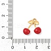 Brass Enamel Pendants KK-U054-02G-01-3
