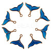 Alloy Enamel Pendants ENAM-CJ0001-42-6