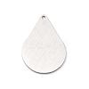 Tarnish Resistant 304 Stainless Steel Pendants LS-STAS-F271-05E-P-2