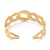304 Stainless Steel Cuff Bangles for Women LS-BJEW-K263-05G-15-3