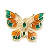 Rack Plating Brass Micro Pave Cubic Zirconia Pendants KK-E281-04G-02-2