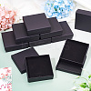 18Pcs Kraft Cotton Filled Cardboard Paper Jewelry Set Boxes CBOX-TA0001-11-6