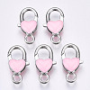 Alloy Enamel Lobster Claw Clasps PALLOY-Q441-031A-RS-1