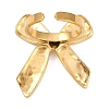 304 Stainless Steel Open Cuff Rings for Women RJEW-A049-01H-G-3
