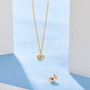 2Pcs 925 Sterling Silver Puffed Heart Charms with Jump Rings STER-UN0001-61G-2