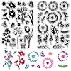 Wall Theme PVC Plastic Clear Stamps DIY-WH0619-0027-1