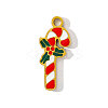 304 Stainless Steel Enamel Pendants STAS-OY001-74G-1