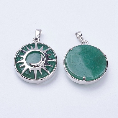 Natural & Synthetic Mixed Stone Pendants G-K234-B-1