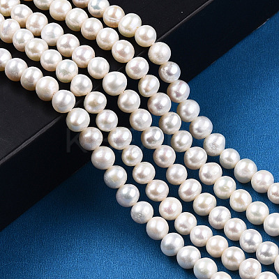 Natural Cultured Freshwater Pearl Beads Strands PEAR-N013-05E-1
