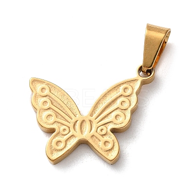 201 Stainless Steel Pendants STAS-U053-16A-G-1