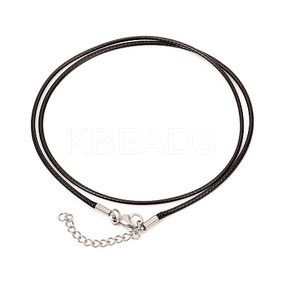 Wholesale Waxed Polyester Cord Necklaces Making 