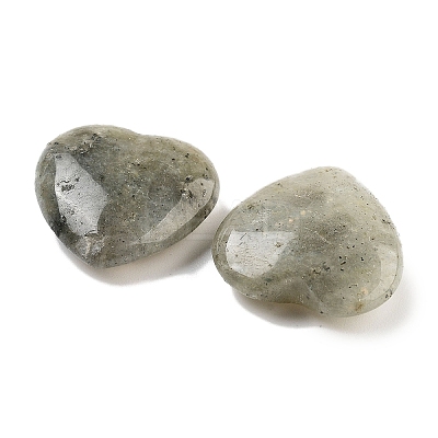 Heart Natural Labradorite Palm Stones G-C134-06A-17-1