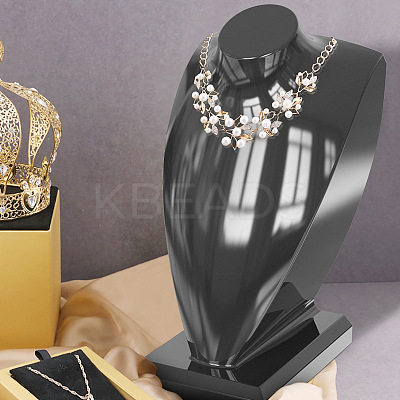 DIY Necklace Display Rack Silicone Bust Statue Molds SIMO-PW0006-033B-1