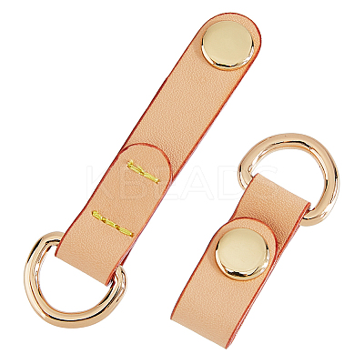Leather Short Suspension Clasps PURS-WH0008-13A-1