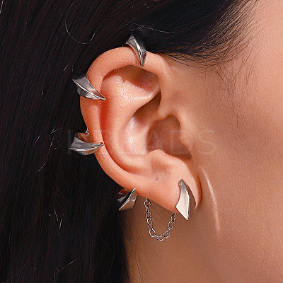 Gothic Style Demon Limb Alloy Cuff Earrings FS-WGB5B07-02-1