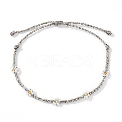 Handmade Glass Seed Bead Braided Bead Bracelets LS-AU9604-1-1