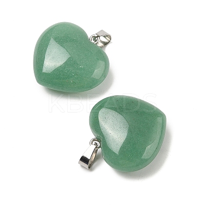 Natural Green Aventurine Pendants G-A249-04B-05P-1