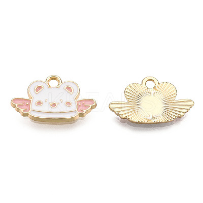 Alloy Enamel Pendants X-PALLOY-N170-034C-NR-1