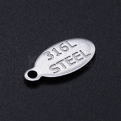 Non-Tarnish 201 Stainless Steel Charms STAS-S105-T804-1