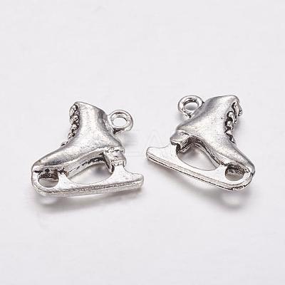 Tibetan Style Alloy Pendants X-TIBEP-24261-AS-RS-1