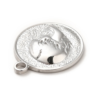 Non-Tarnish 201 Stainless Steel Pendants STAS-H172-07P-1