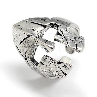 Adjustable Alloy Cuff Finger Rings RJEW-S038-086-1