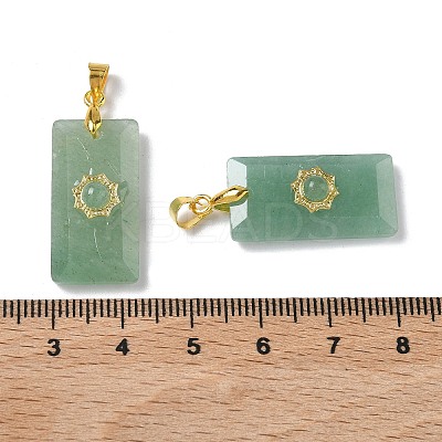 Natural & Synthetic Mixed Stone Faceted Pendants G-A298-01G-1