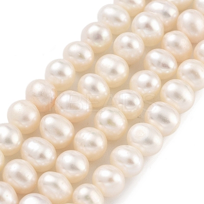 Natural Cultured Freshwater Pearl Beads Strands PEAR-C003-13F-1