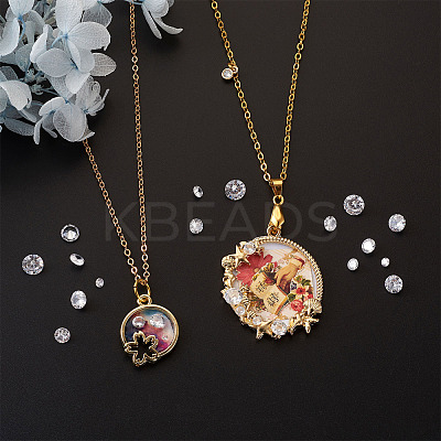 Cubic Zirconia Cabochons ZIRC-PJ0001-01-1