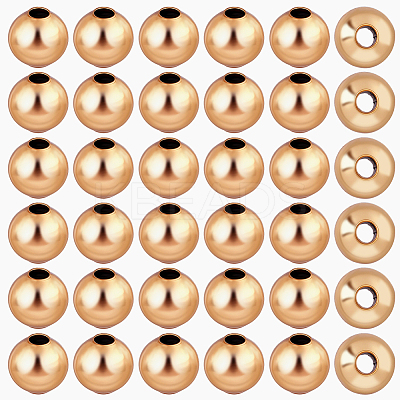 Brass Spacer Beads KK-BBC0015-08B-1