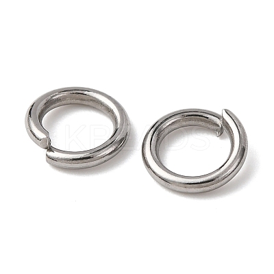 Tarnish Resistant 304 Stainless Steel Open Jump Rings STAS-E067-08-7mm-1