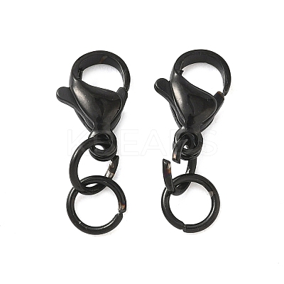 304 Stainless Steel Lobster Claw Clasps STAS-K313-01C-EB-1