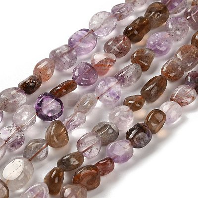 Natural Auralite Beads Strands G-P497-01E-42-1