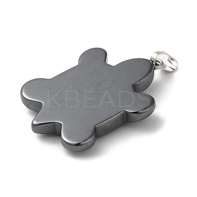 Synthetic Non-Magnetic Hematite Pendants G-E611-01P-1