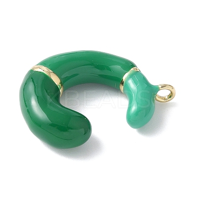 Brass Enamel Pendants KK-E093-03G-C-01-1