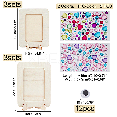 DIY Photo Frames Kits DIY-GA0002-56-1