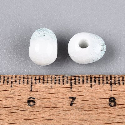 Handmade Crackle Porcelain Beads PORC-Q008-06B-01-1