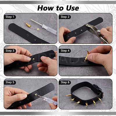 40 Bags Alloy Sharp Cone Rivets FIND-PH0026-12G-1