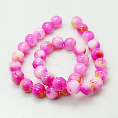 Jade Beads Strands G-D264-10mm-XH09-1