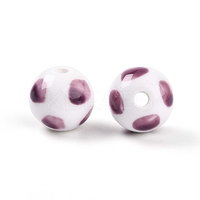 Handmade Porcelain Beads PORC-N009-04D-1