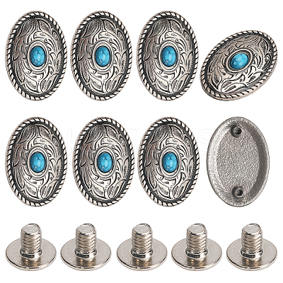 Alloy Decorative Rivets BUTT-CP0001-06A-1