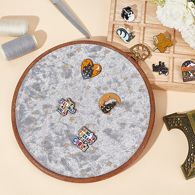 Galaxy Enamel Pin Hoop FIND-WH0260-64D-1