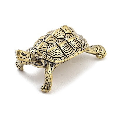 Brass Tortoise Figurines Statues for Home Desktop Feng Shui Ornament KK-A216-04B-AB-1