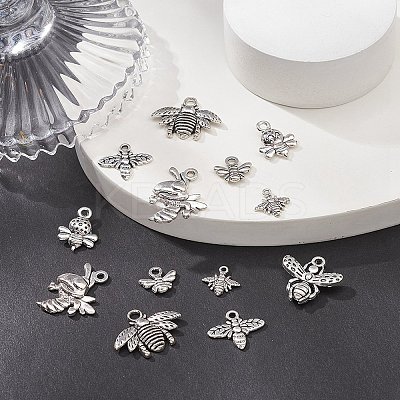 49Pcs 7 Style Tibetan Style Alloy Pendants Sets TIBEP-YW0001-45-1