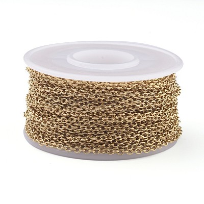 Ion Plating(IP) 304 Stainless Steel Cable Chains CHS-H009-27G-1