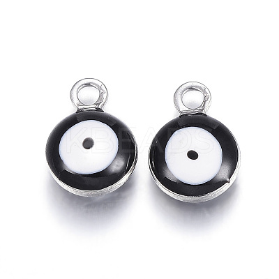 304 Stainless Steel Enamel Charms LS-X-STAS-G122-24D-1